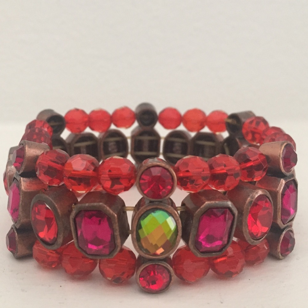 Stretchy Red Bracelet